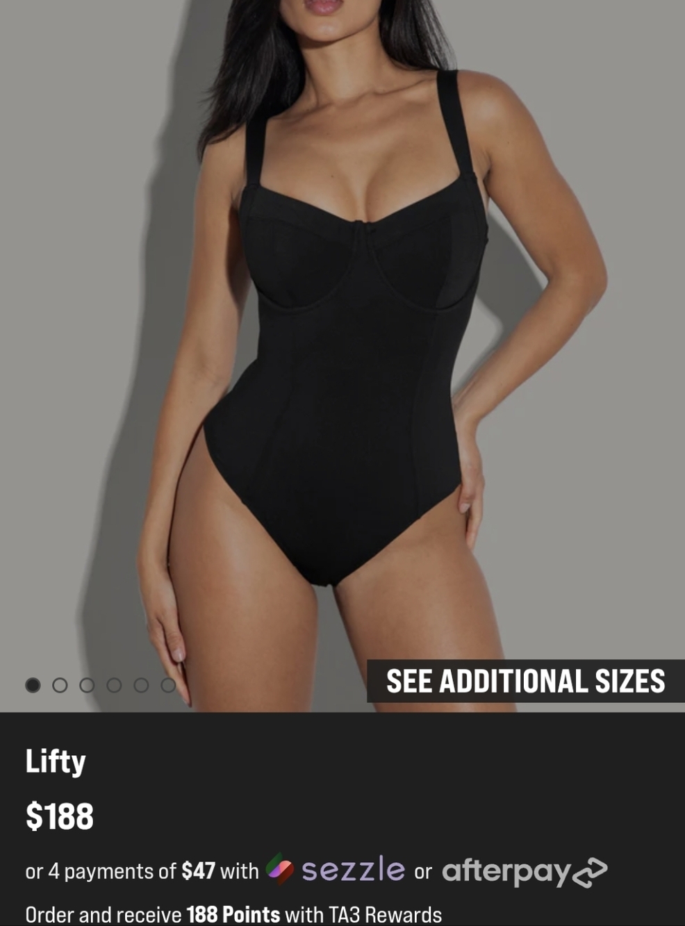 NWT TA3 LIFTY SIZE SMALL B/C CUP
